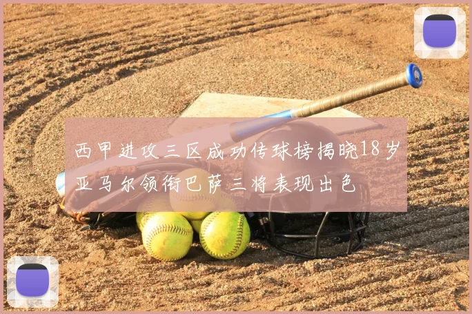 西甲进攻三区成功传球榜揭晓18岁亚马尔领衔巴萨三将表现出色